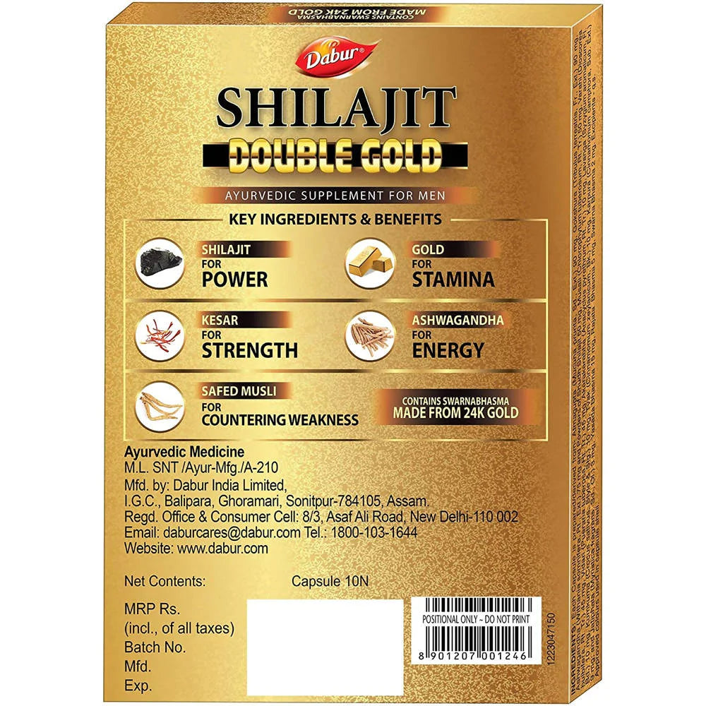 Dabur Sj Double Gold Capsules uses